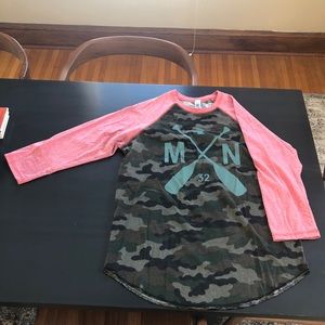 Camo Raglan Shirt